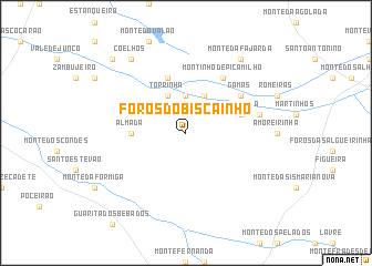 map of Foros do Biscainho