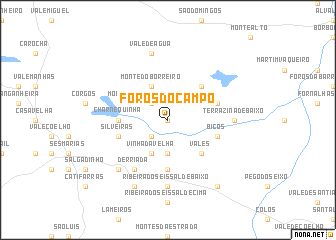 map of Foros do Campo