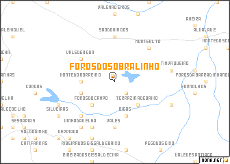 map of Foros do Sobralinho