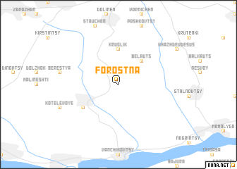 map of Forostna