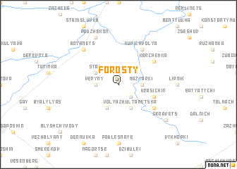 map of Forosty