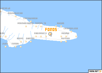 map of Foros