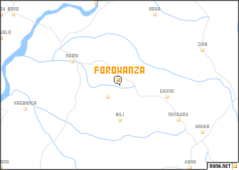 map of Forowanza