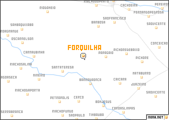 map of Forquilha