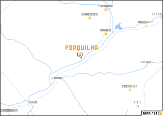 map of Forquilha