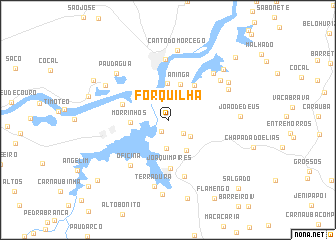 map of Forquilha