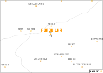 map of Forquilha