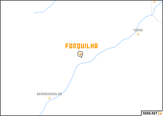 map of Forquilha