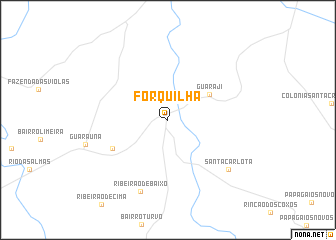 map of Forquílha