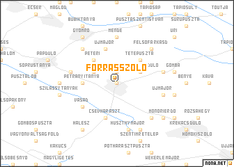 map of Forrásszőlő