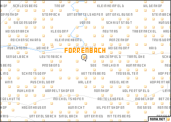 map of Förrenbach