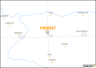 map of Forrest