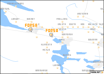 map of Forsa