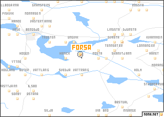 map of Forsa