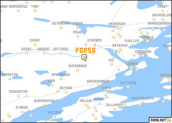 map of Forsa