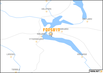 map of Forsbyn