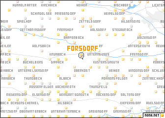 map of Försdorf