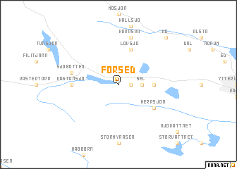 map of Forsed