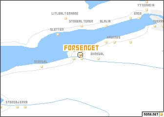 map of Forsenget