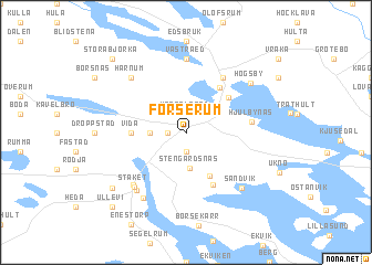 map of Forserum