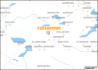 map of Forshammar