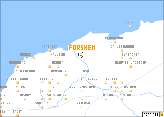map of Forshem