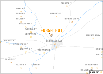 map of Forshtadt