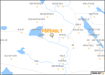 map of Forshult