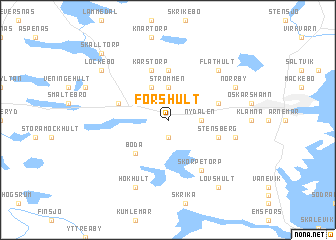 map of Forshult