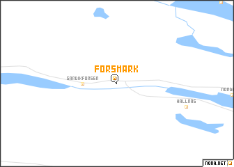 map of Forsmark