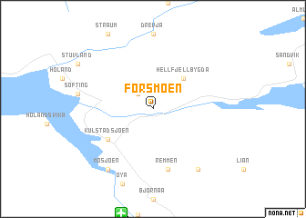 map of Forsmoen