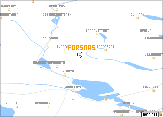 map of Forsnäs