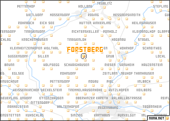 map of Forstberg