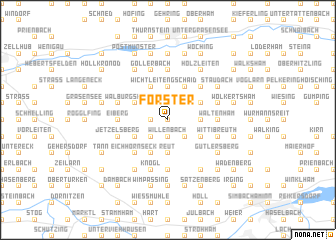 map of Forster