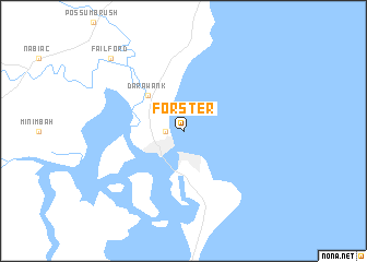 map of Forster