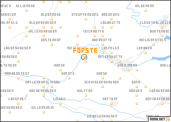 map of Förste