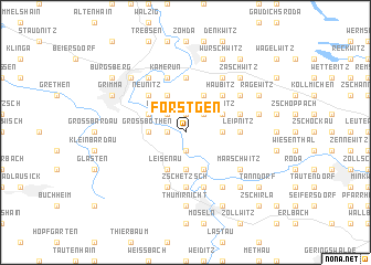 map of Förstgen