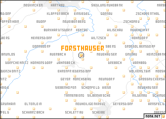 map of Forsthäuser