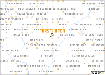 map of Forsthofen