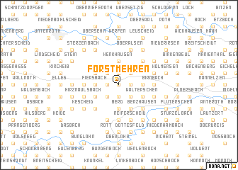 map of Forstmehren