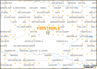 map of Forstmühle