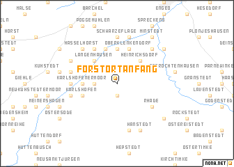 map of Forstort Anfang