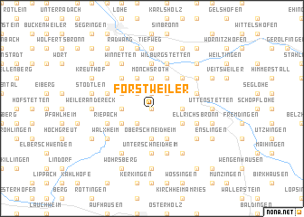 map of Forstweiler