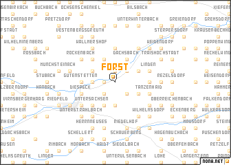 map of Forst