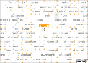 map of Forst