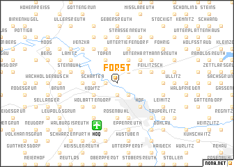 map of Forst