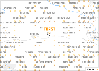 map of Forst