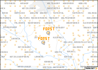 map of Forst