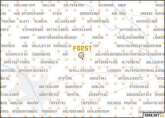 map of Forst
