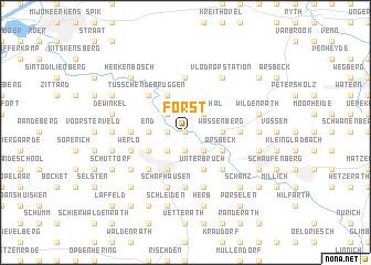 map of Forst